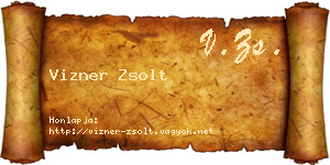Vizner Zsolt névjegykártya